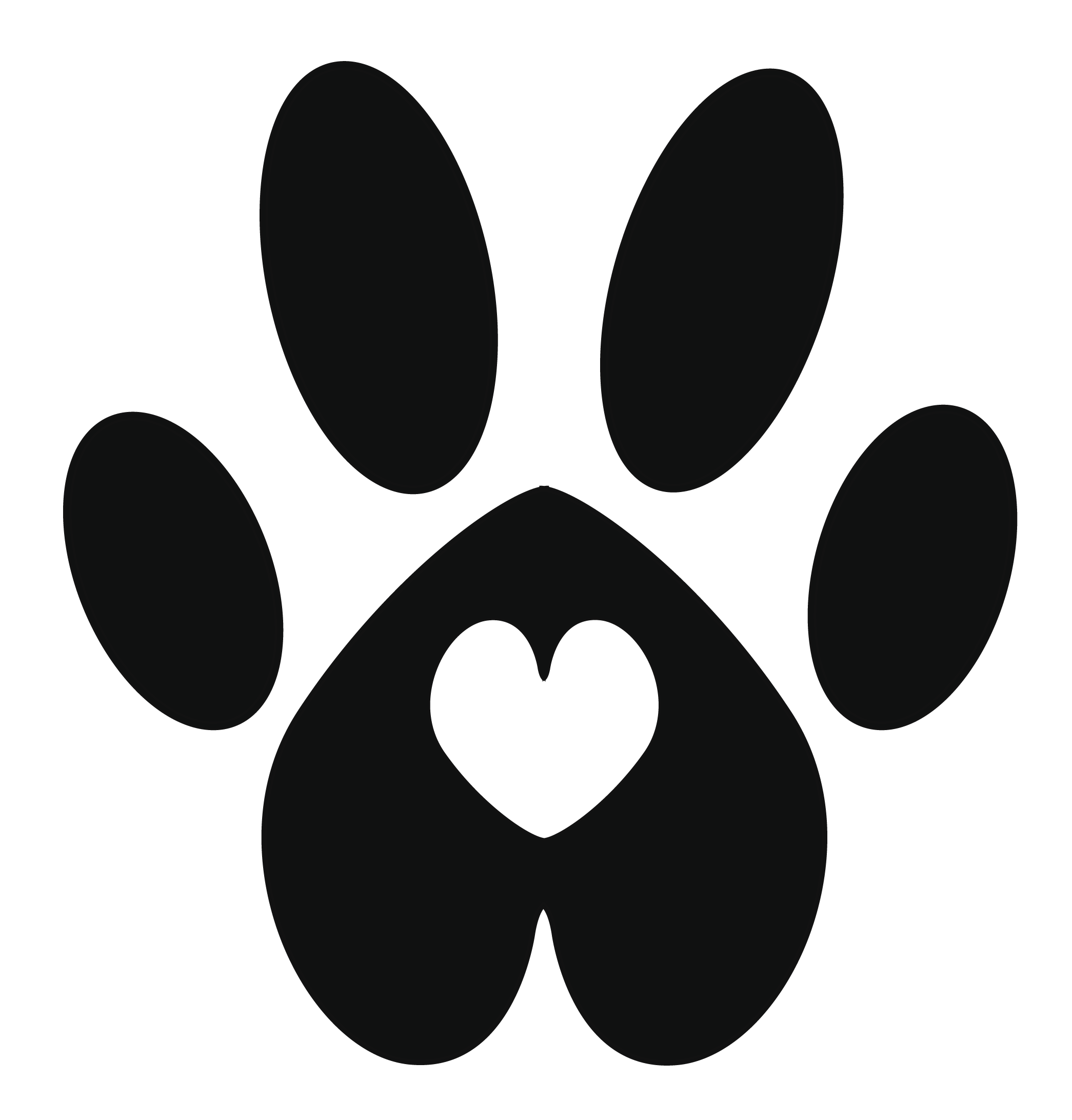 black calmest canine paw logo e1698361547186