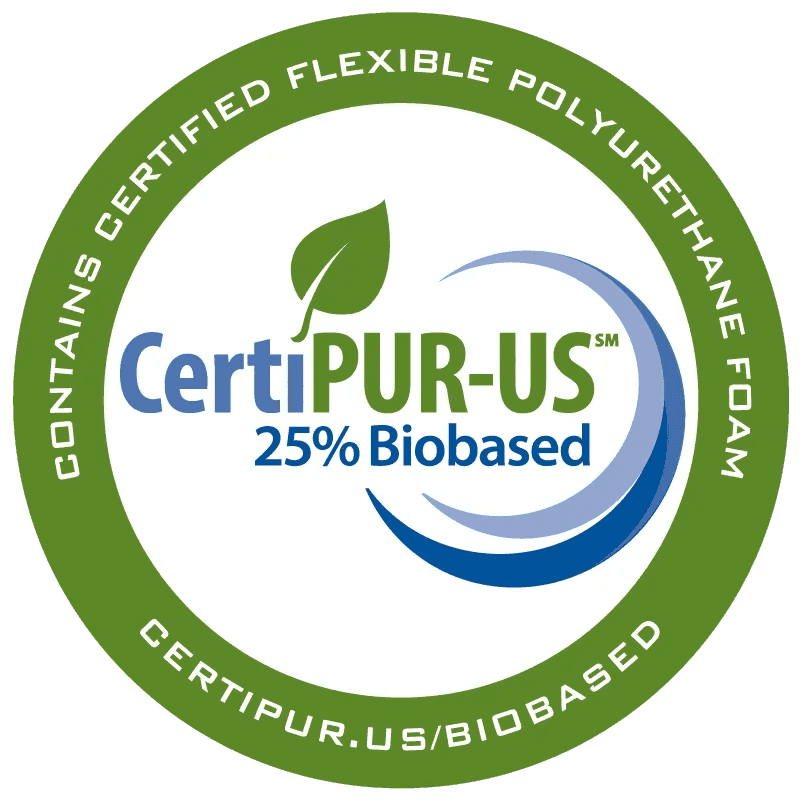 certipur-us 25% biobased certification logo